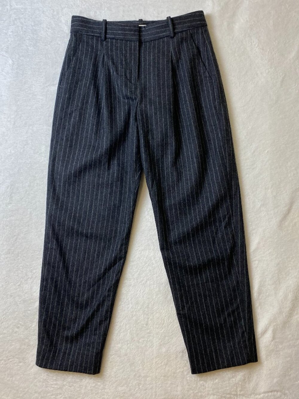 Banana Republic Pinstripe Wool Pants Women's Size 4 Work Business Professional